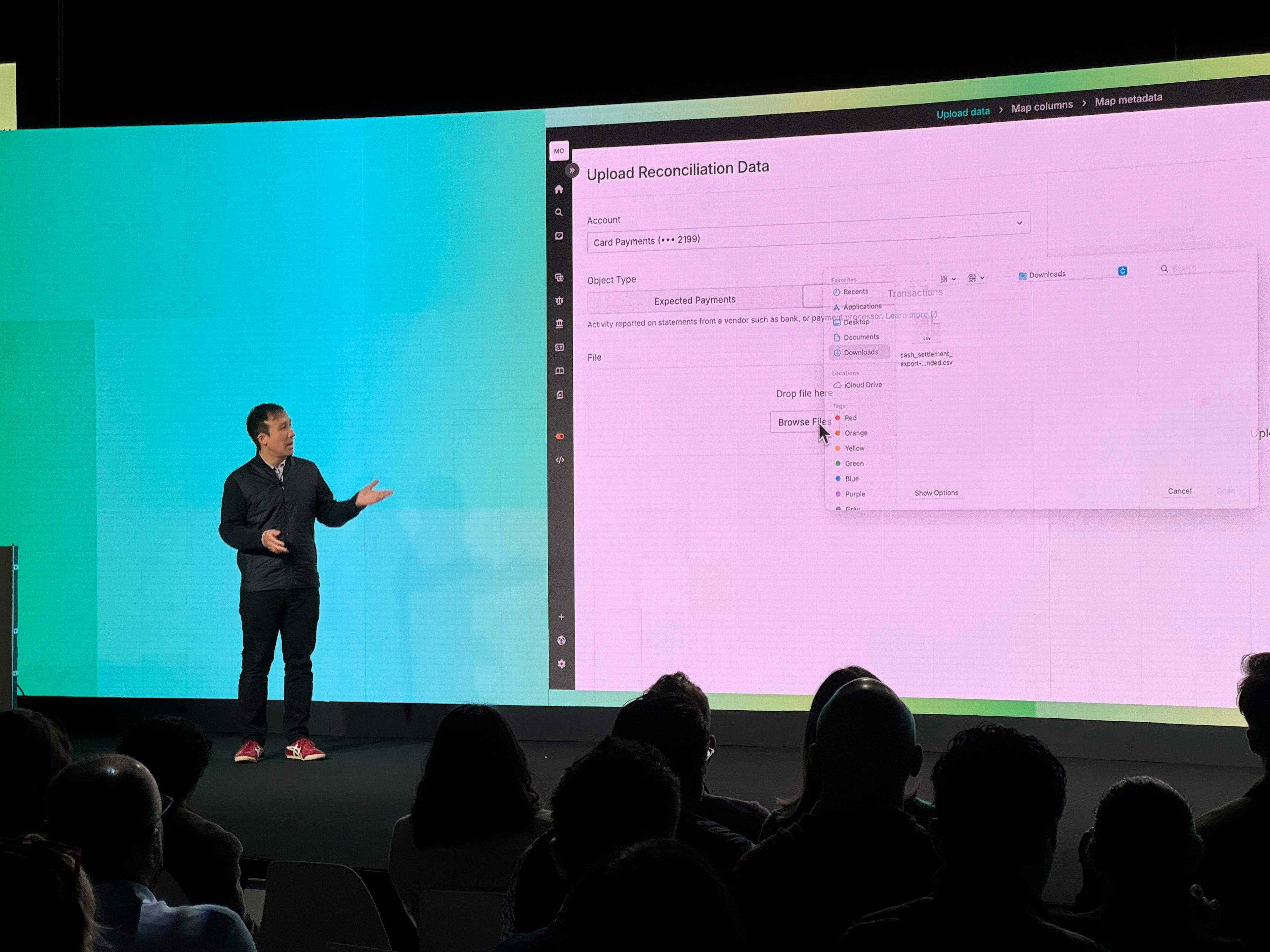 Wayne Lin, Modern Treasury’s Product Lead for Reconciliation, presenting the demo of our new Reconciliation features.