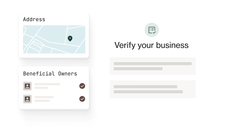 Account and compliance verification interface